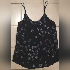 Babaton Silk Floral Camisole – Navy Multi (XXS)